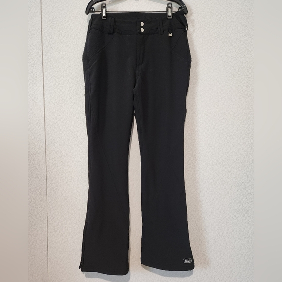 NILS Betty Slim Fit Ski Snowboard Pants Blacl Size 8R - Picture 1 of 12